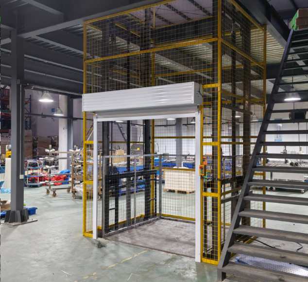 松原食品厂物料提升